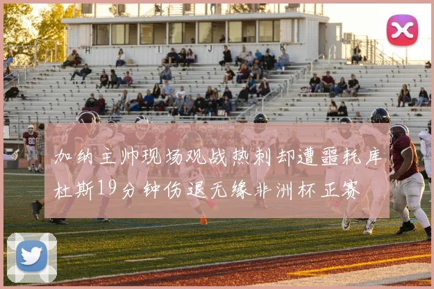 加纳主帅现场观战热刺却遭噩耗库杜斯19分钟伤退无缘非洲杯正赛